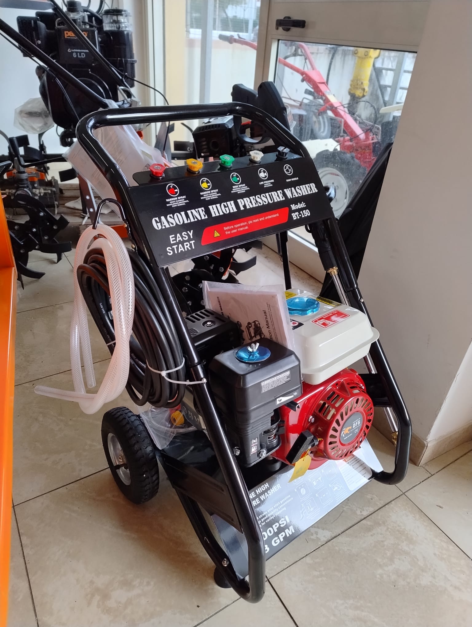 Idrolupitrice Nuova Marca DFS motore a benzina modello BT150
