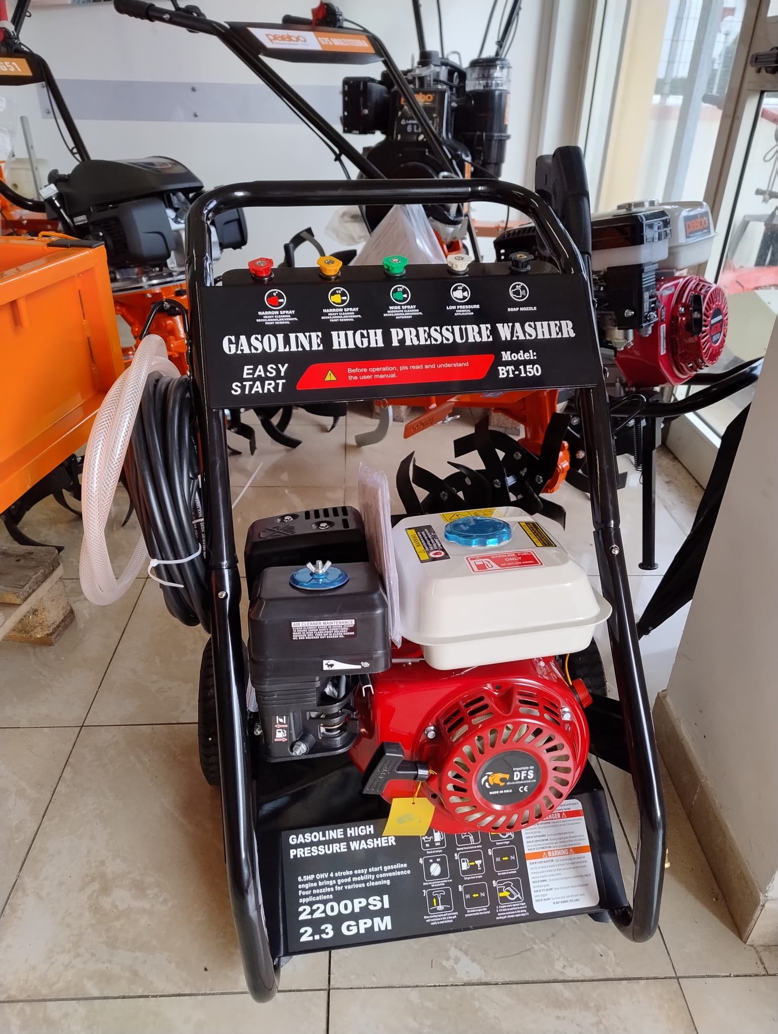 Idrolupitrice Nuova Marca DFS motore a benzina modello BT150 - immagine 3