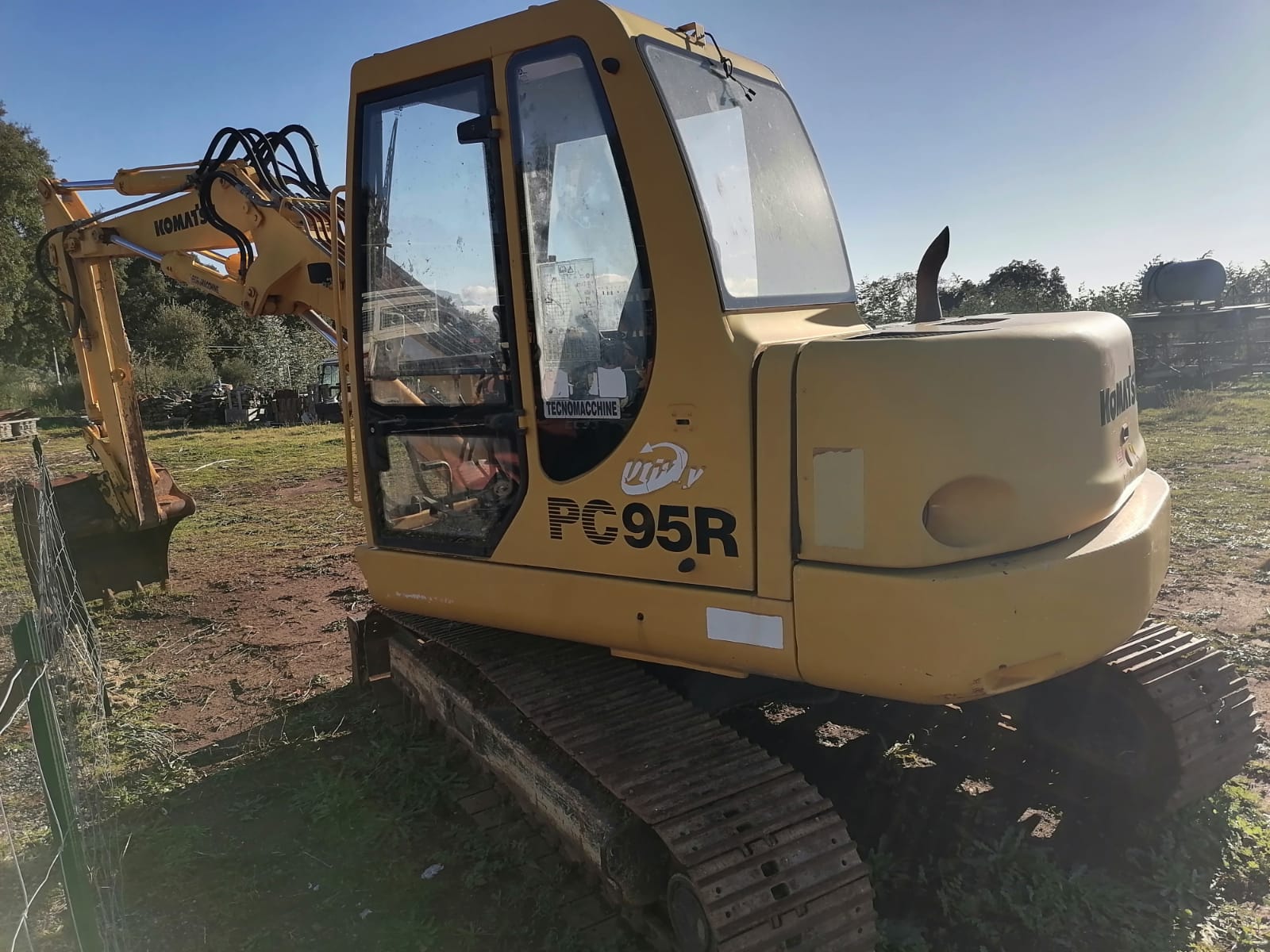 Escavatore Usato Komatsu PC95 Utility (91 Quintali) - immagine 5