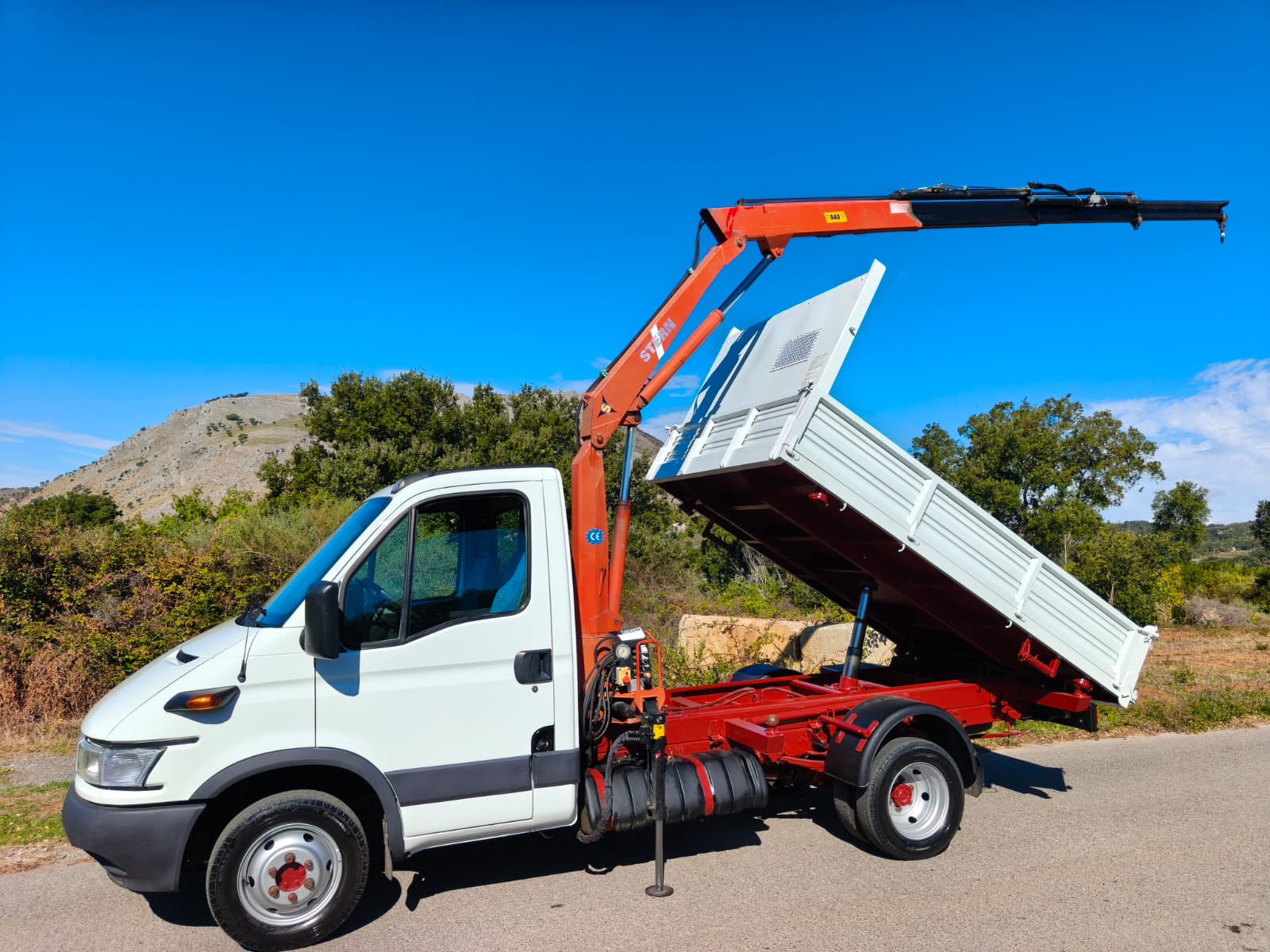 Iveco Daily 35 C13 Ribaltabile + Gru - 2001